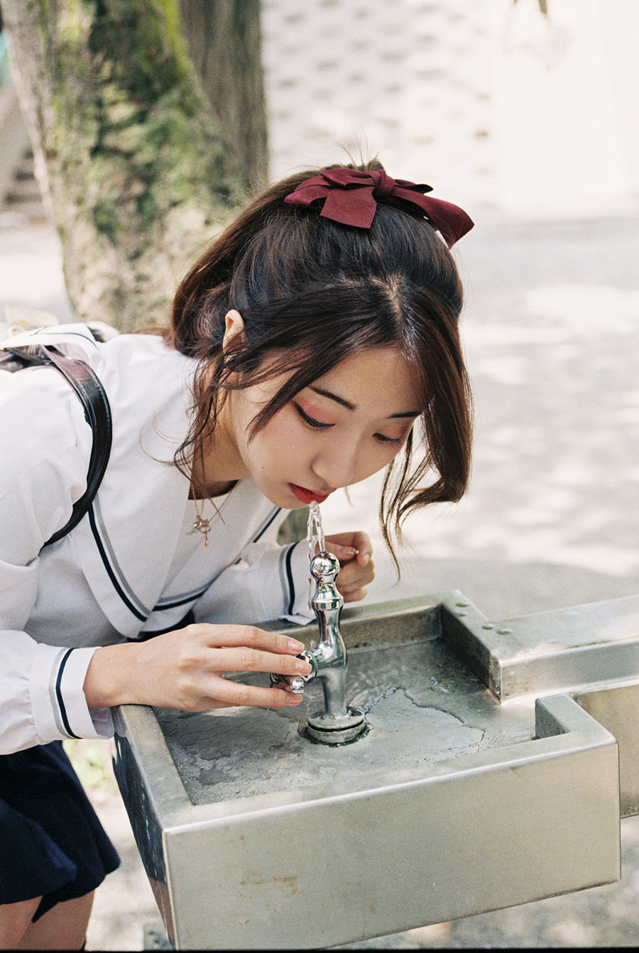 单马尾女神穿搭,单马尾清纯 单马尾女神穿搭,单马尾清纯