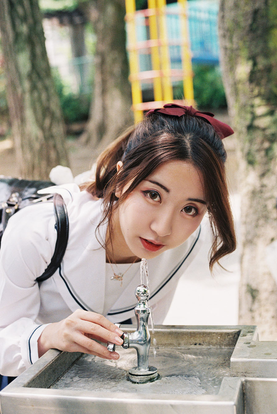 单马尾女神穿搭,单马尾清纯 单马尾女神穿搭,单马尾清纯