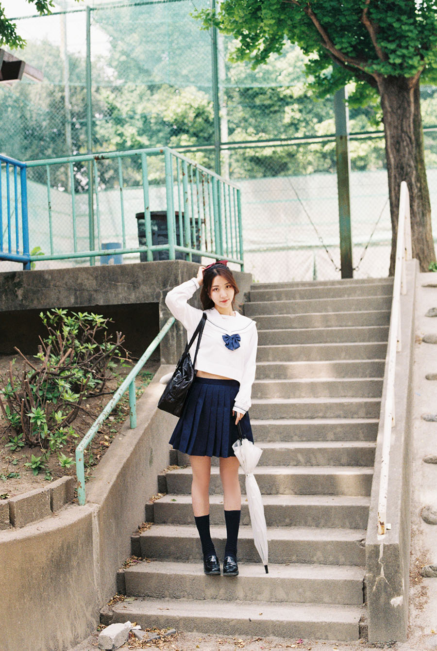 单马尾女神穿搭,单马尾清纯 单马尾女神穿搭,单马尾清纯