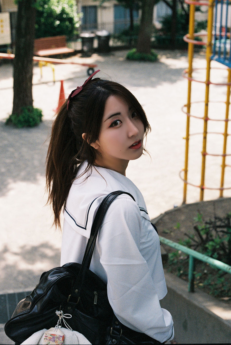 单马尾女神穿搭,单马尾清纯 单马尾女神穿搭,单马尾清纯