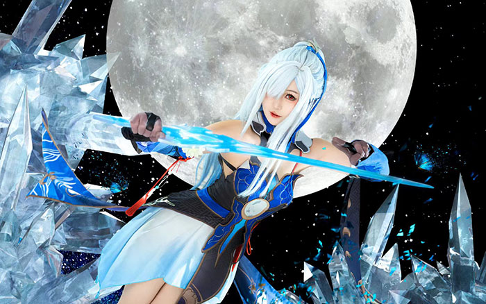 [cosplay]崩坏 星穹铁道镜流，以月色为剑