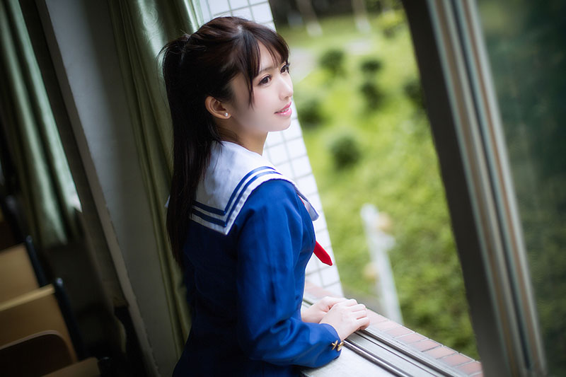 鳗鱼霏儿是谁?鳗鱼霏儿cos学生装写真图集欣赏! 鳗鱼霏儿是谁?鳗鱼霏儿cos学生装写真图集欣赏!