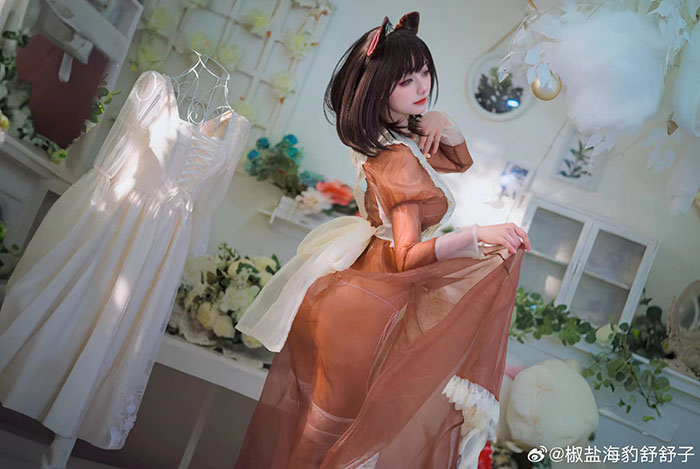 coser椒盐海豹舒舒子cos:这猫耳女仆可爱的有点过分呢 coser椒盐海豹舒舒子cos:这猫耳女仆可爱的有点过分呢