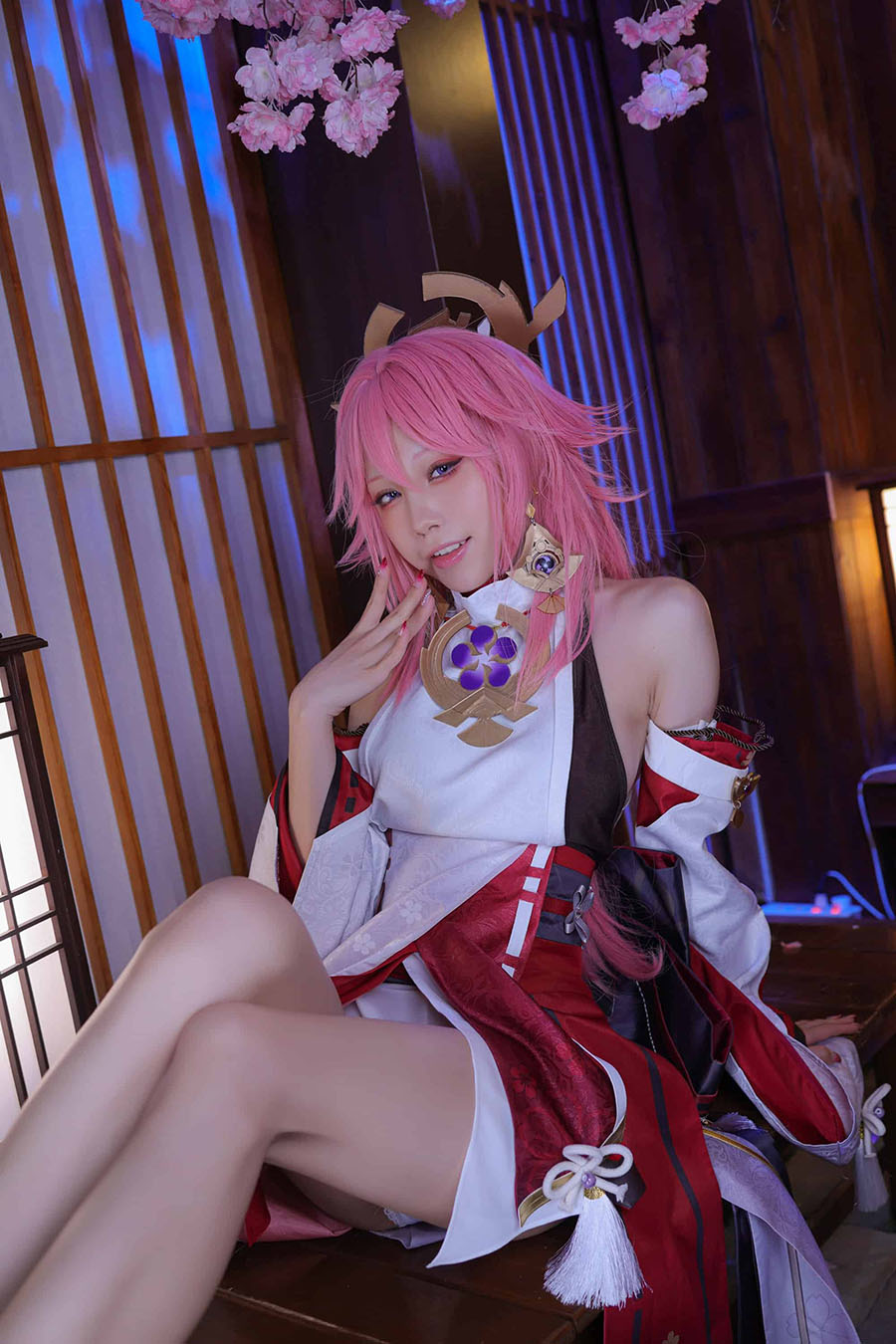 知名coser——水淼aqua一个有着特殊性格和魅力的角色~八重神子 知名coser——水淼aqua一个有着特殊性格和魅力的角色~八重神子
