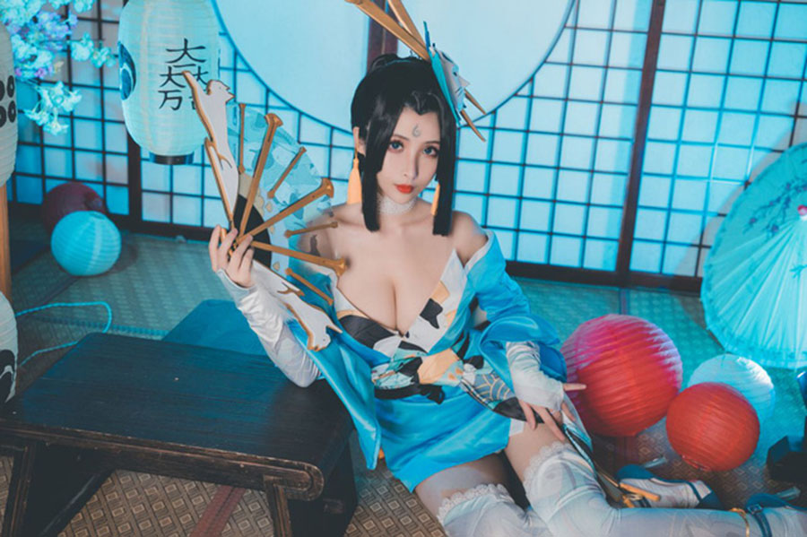 cosplay丨不知火舞 :王者荣耀  魅语灵猫 罗小扇白兰花,纤腰玉带舞天纱! cosplay丨不知火舞 :王者荣耀  魅语灵猫 罗小扇白兰花,纤腰玉带舞天纱!