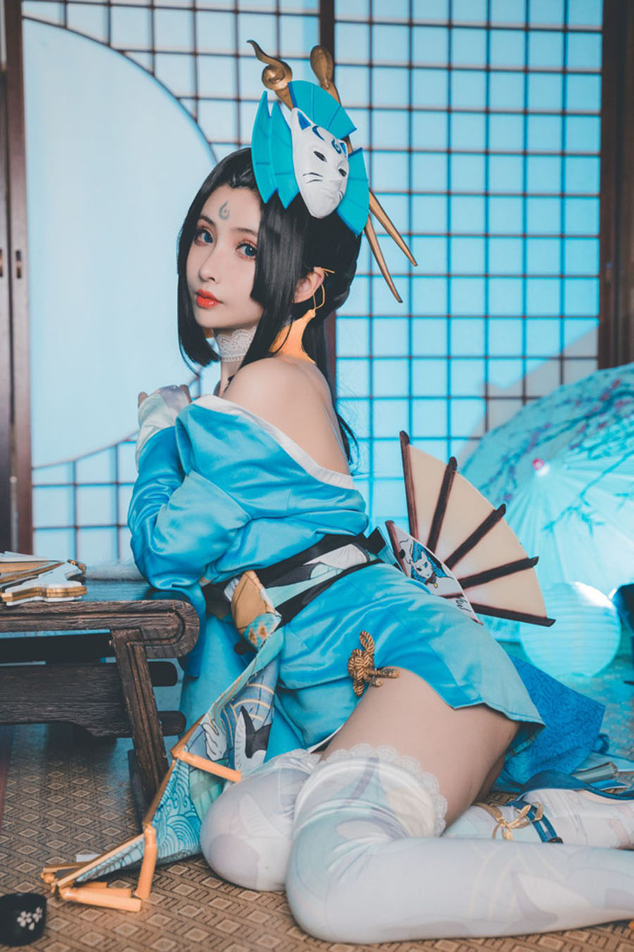 cosplay丨不知火舞 :王者荣耀  魅语灵猫 罗小扇白兰花,纤腰玉带舞天纱! cosplay丨不知火舞 :王者荣耀  魅语灵猫 罗小扇白兰花,纤腰玉带舞天纱!