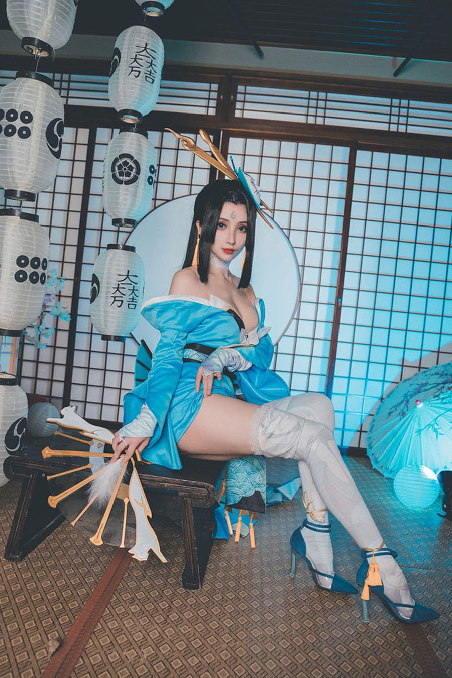 cosplay丨不知火舞 :王者荣耀  魅语灵猫 罗小扇白兰花,纤腰玉带舞天纱! cosplay丨不知火舞 :王者荣耀  魅语灵猫 罗小扇白兰花,纤腰玉带舞天纱!