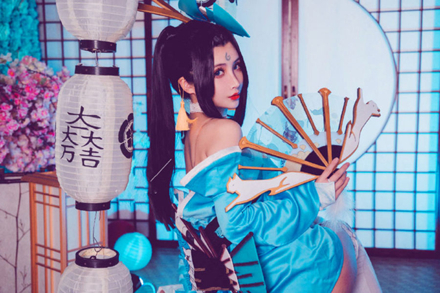 cosplay丨不知火舞 :王者荣耀  魅语灵猫 罗小扇白兰花,纤腰玉带舞天纱! cosplay丨不知火舞 :王者荣耀  魅语灵猫 罗小扇白兰花,纤腰玉带舞天纱!