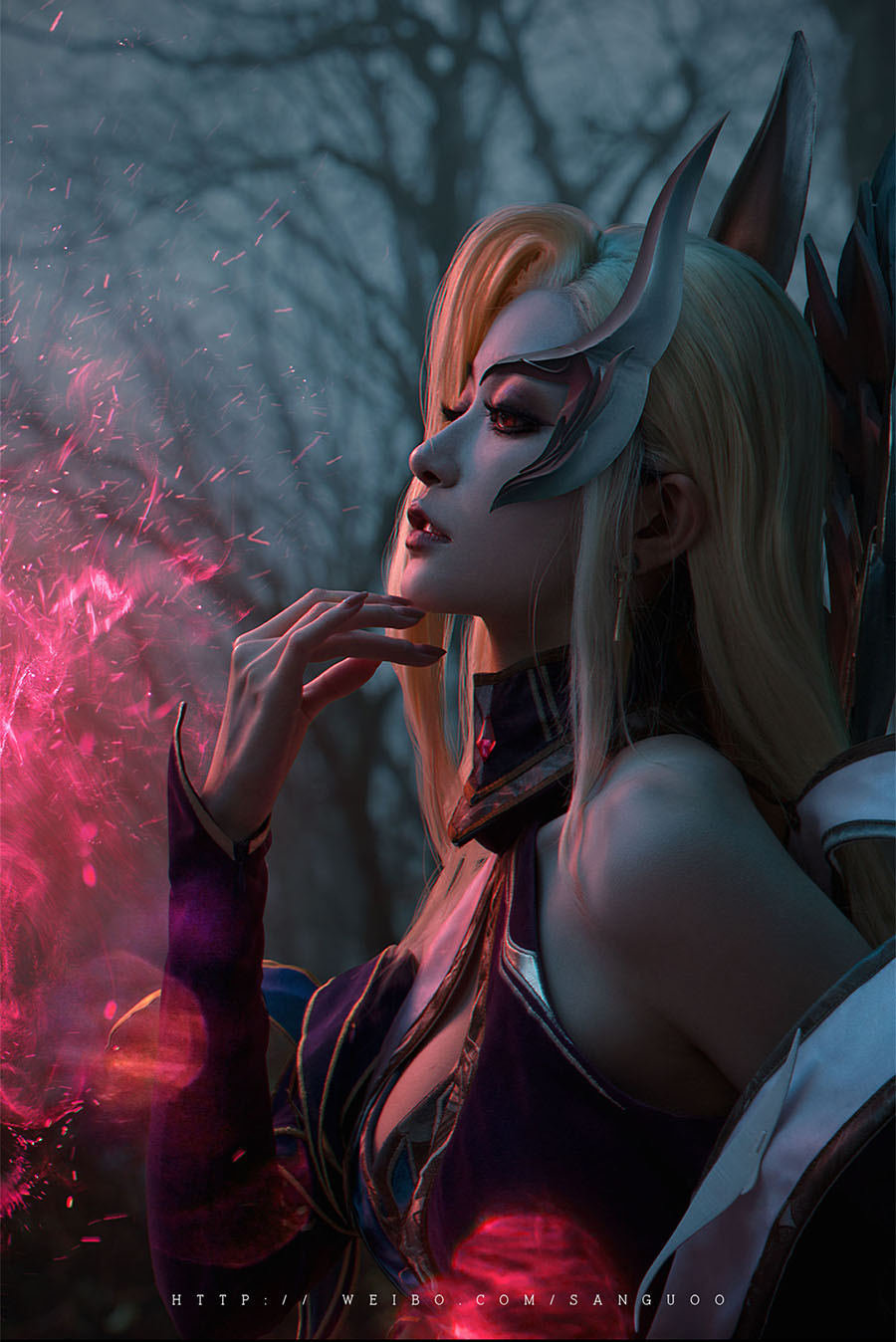 沧霁桔梗《英雄联盟》Cosplay至尊魔女莫甘娜图片作品鉴赏 沧霁桔梗《英雄联盟》Cosplay至尊魔女莫甘娜图片作品鉴赏