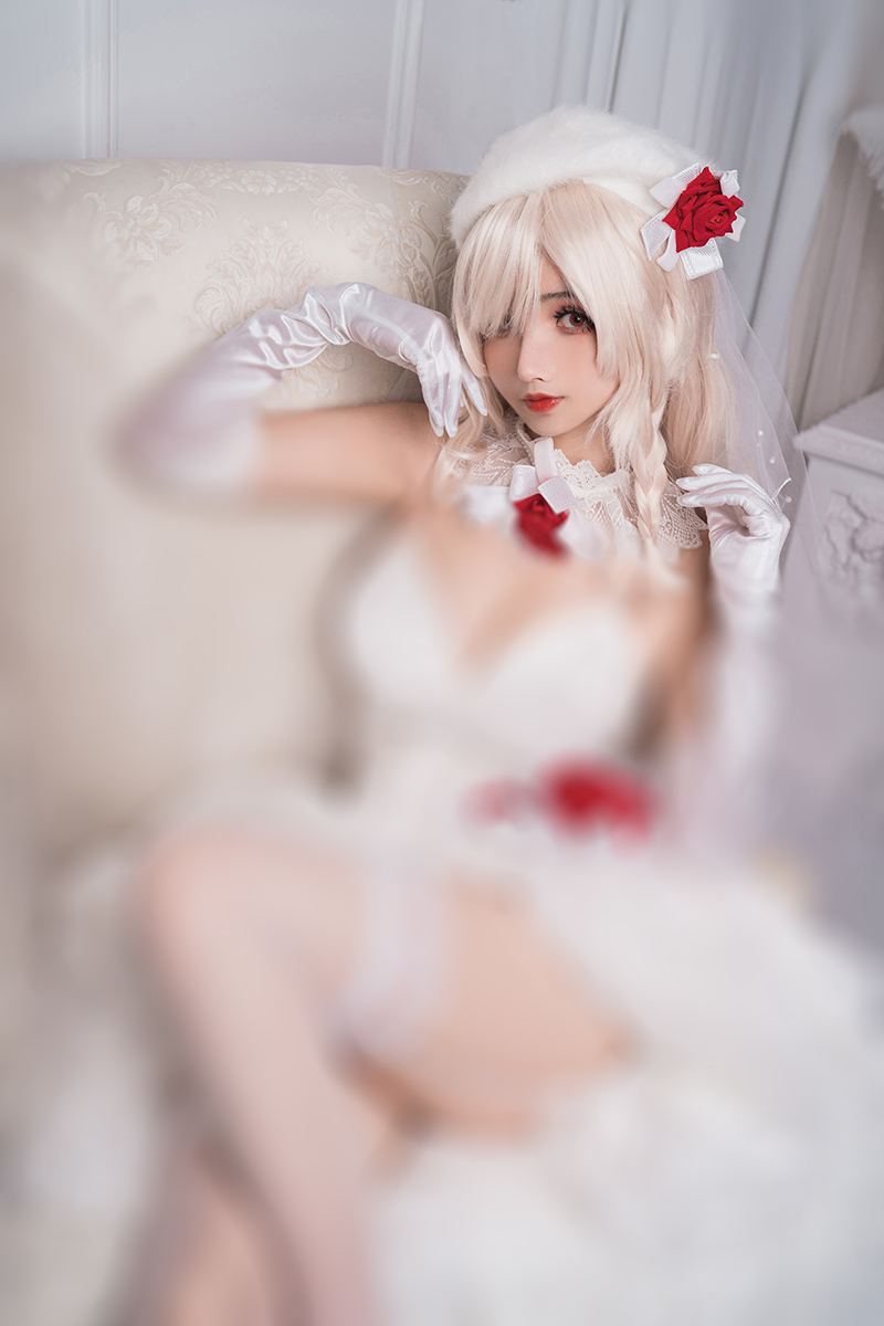 rioko凉凉子(肉扣热热子)： G36c花嫁|COSPLAY写真| 持续更新~