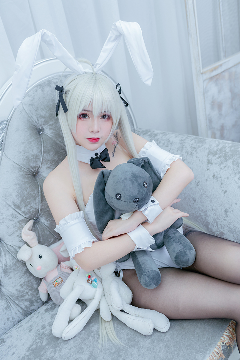 【cosplay】羊大真人 |缘之空|穹妹兔女郎COS写真图片
