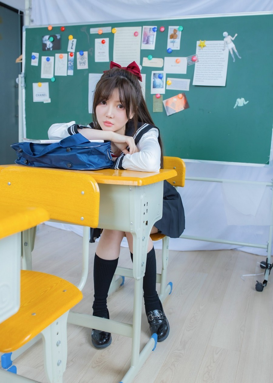 糯美子mini[米妮大萌萌]cos jk水手服图片