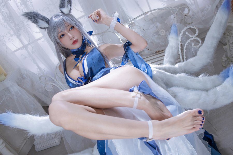 水淼aqua cos碧蓝航线 信浓写真集 优雅黑丝造型 水淼aqua cos碧蓝航线 信浓写真集 优雅黑丝造型