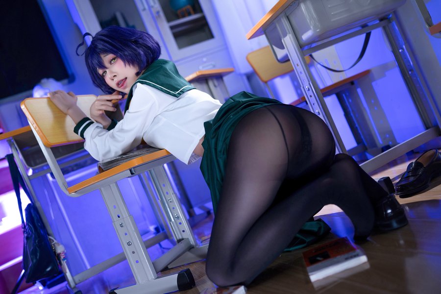 水淼aqua cos魔法少女 优雅魔法服写真 水淼aqua cos魔法少女 优雅魔法服写真