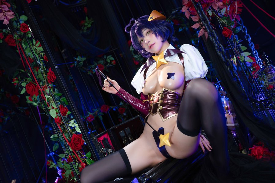 水淼aqua cos魔法少女 优雅魔法服写真 水淼aqua cos魔法少女 优雅魔法服写真