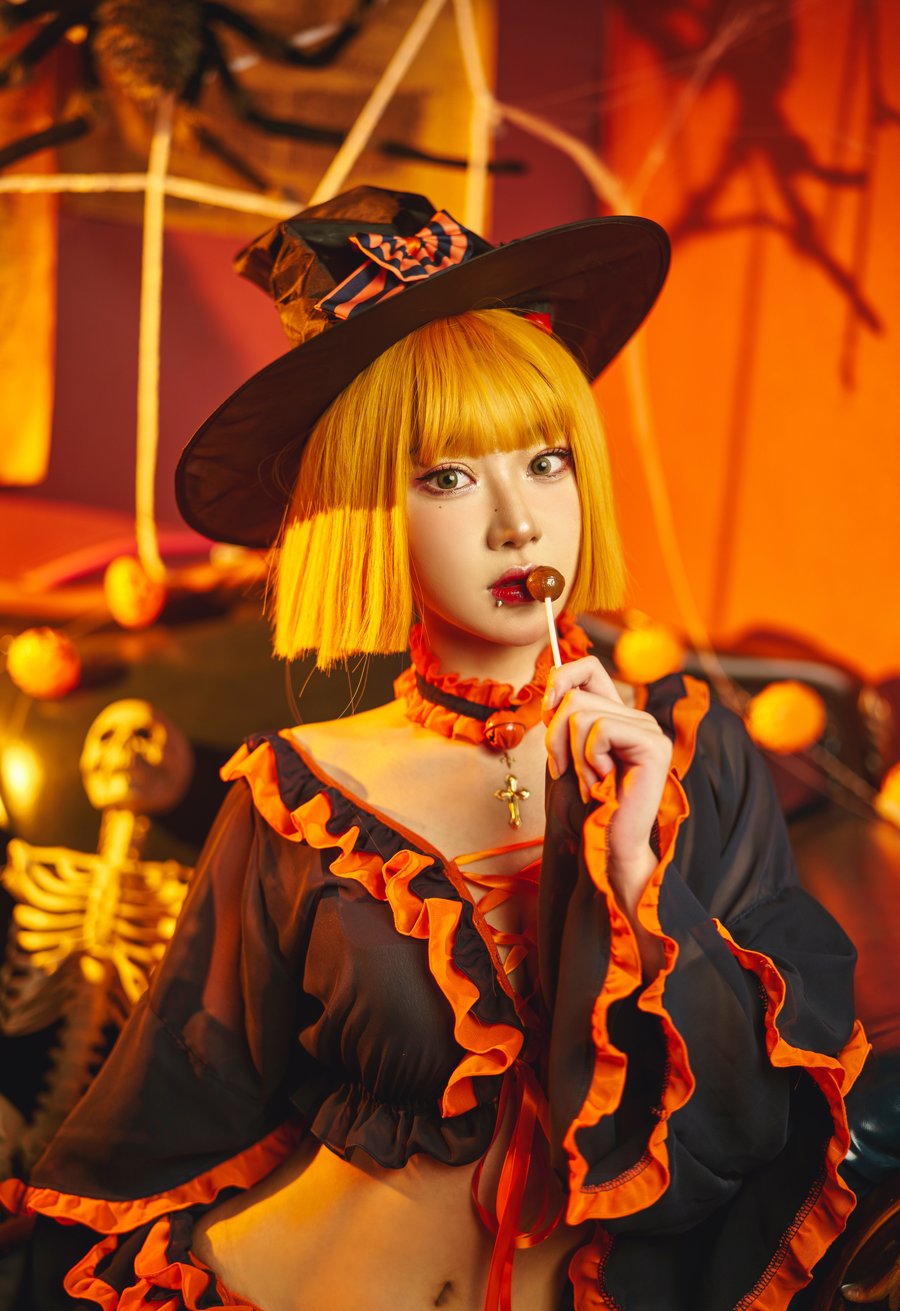阿包也是兔娘cos万圣节图片 万圣节主题萌系cosplay 阿包也是兔娘cos万圣节图片 万圣节主题萌系cosplay