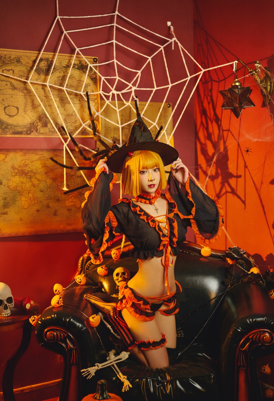 阿包也是兔娘cos万圣节图片 万圣节主题萌系cosplay 阿包也是兔娘cos万圣节图片 万圣节主题萌系cosplay