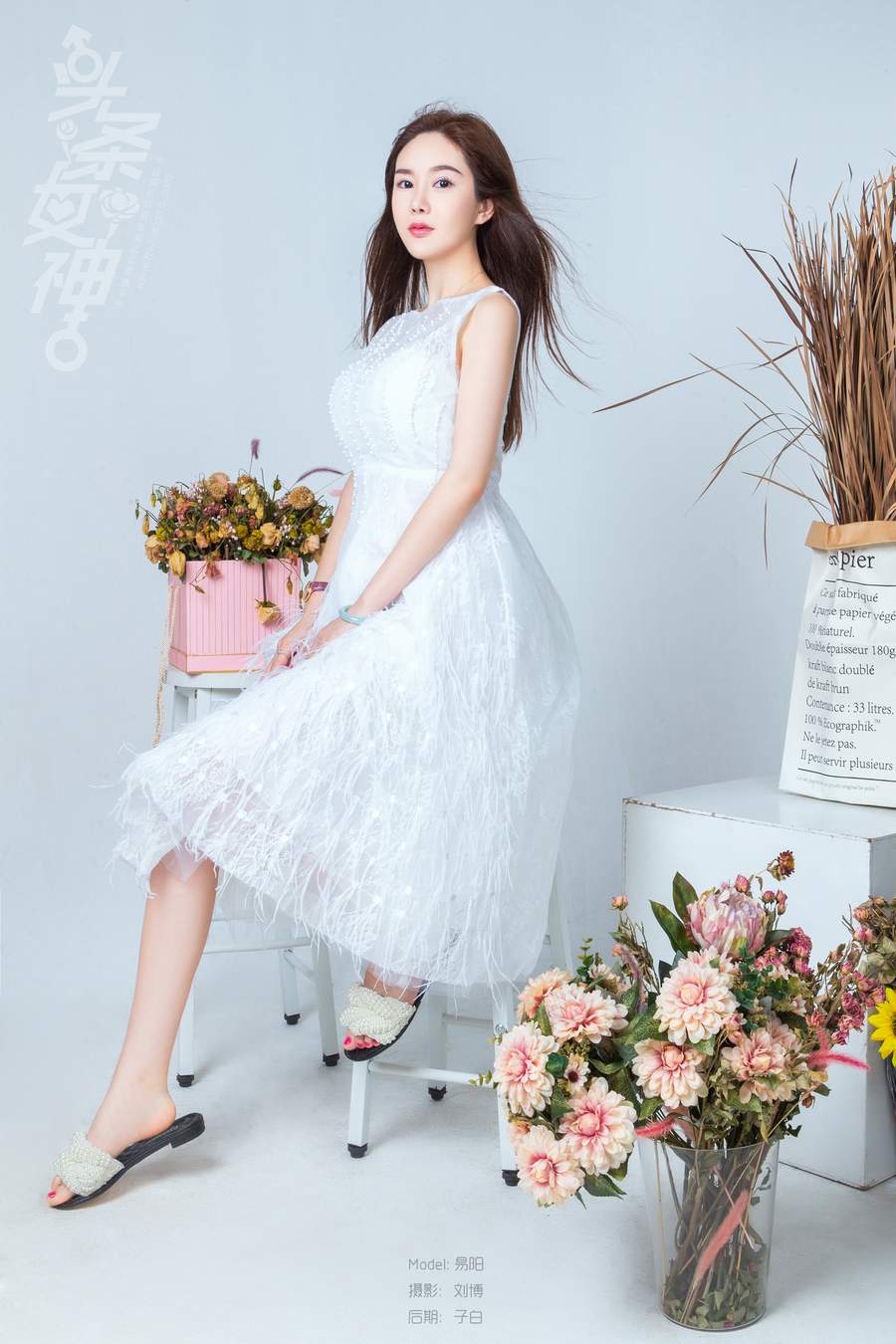 易阳silvia花野仙踪写真集壁纸：清新少女风人像摄影