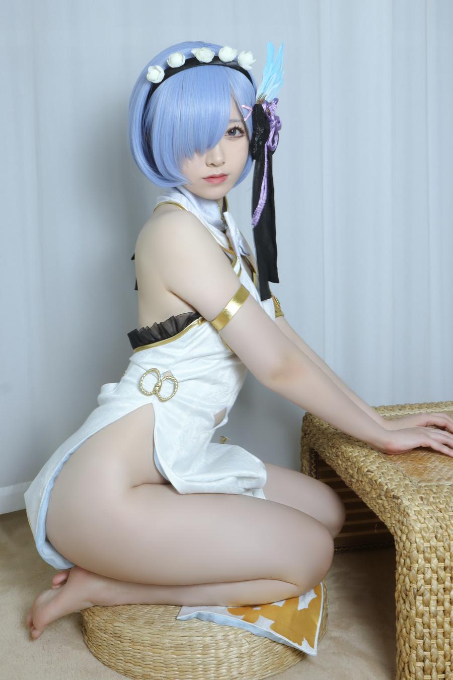 Asagiriai cos蕾姆图片写真 精致女仆装造型欣赏 Asagiriai cos蕾姆图片写真 精致女仆装造型欣赏