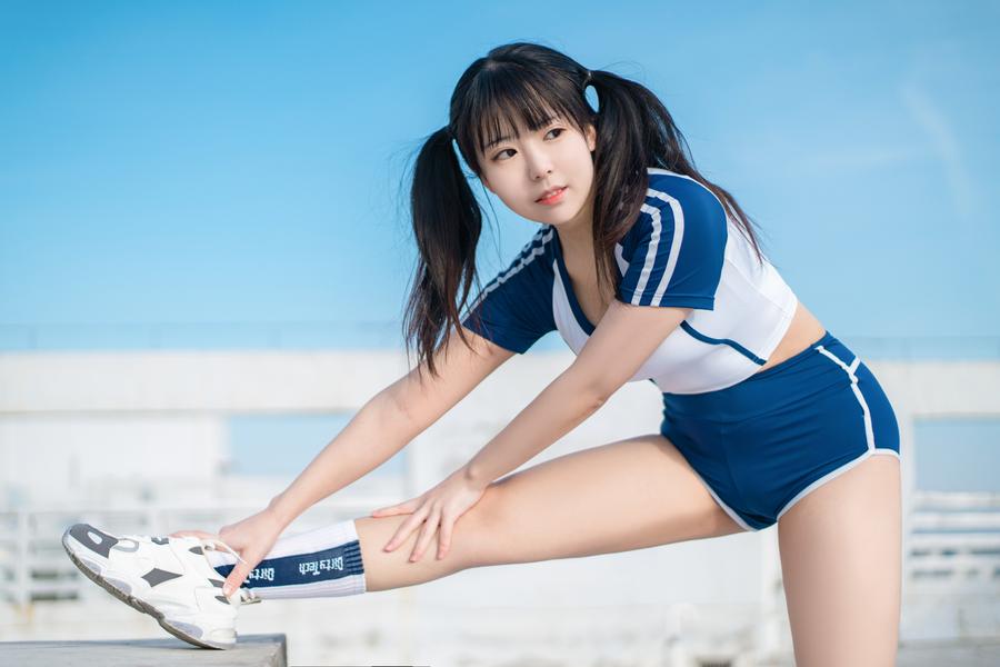 虎森森cos体操服图片写真 清纯可爱校园风 虎森森cos体操服图片写真 清纯可爱校园风