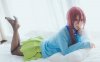 《五等分的花嫁》的Cosplay，神还原的中野三玖~