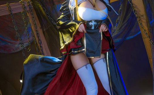 幼愛youmeko写真图片合集~修女夏洛特 cosplay