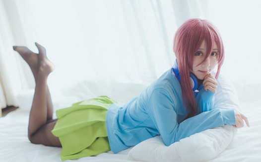 《五等分的花嫁》的Cosplay，神还原的中野三玖