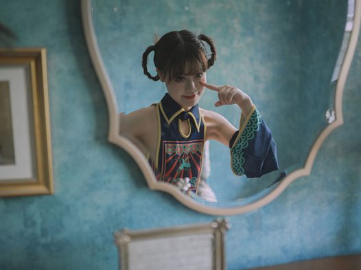 星黛鹿鹿(千反田鹿子)个人简介，cos小僵尸超精美cosplay美图