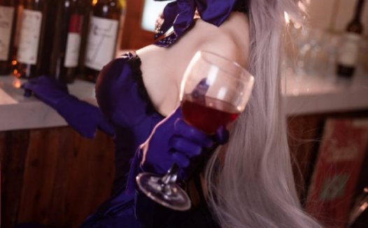 Fate/GrandOrder COS美图丨青青子Js - 黑贞·圣夜的晚餐，尽显迷人的魅力
