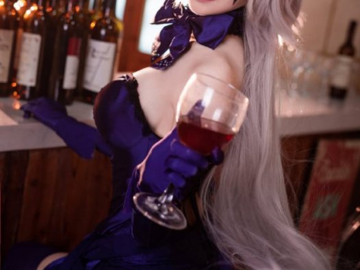 Fate/GrandOrder COS美图丨青青子Js - 黑贞·圣夜的晚餐，尽显迷人的魅力~