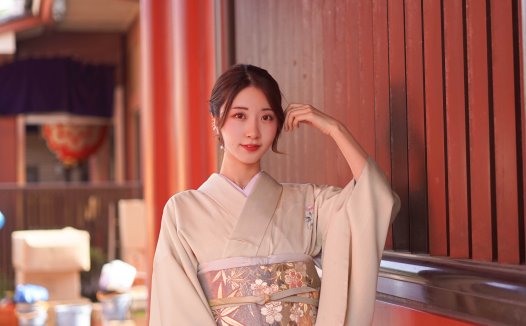 人气Coser黑川：和服写真，Cos写真~
