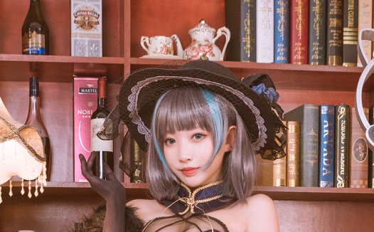宫本桜 │宫本樱樱饼│ Cosplay写真丨碧蓝航线柴郡旗袍 音乐绚烂CaitSith
