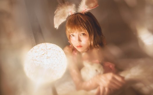 桜桃喵： 冬眠系列 小兔，超精美cosplay作品，散发着美丽和诱人的魅力~