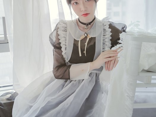清新可爱的Coser——Fushii_海堂 ：女仆写真cos套图，经典cos造型图集~
