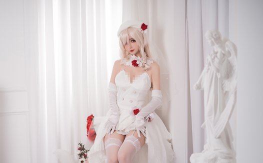 rioko凉凉子(肉扣热热子)： G36c花嫁|COSPLAY写真| 持续更新~