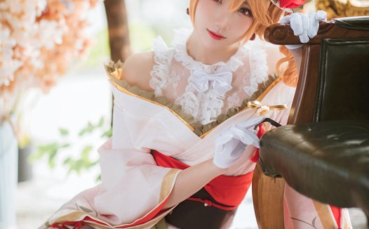 二次元Cos丨碧蓝航线·黎塞留和服丨瓜希酱