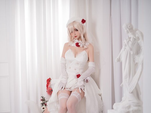 rioko凉凉子(肉扣热热子)： G36c花嫁|COSPLAY写真| 持续更新~