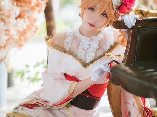二次元Cos丨碧蓝航线·黎塞留和服丨瓜希酱