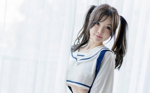 糯美子mini[米妮大萌萌]cos jk水手服图片