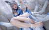 水淼aqua cos碧蓝航线 信浓写真集 优雅黑丝造型