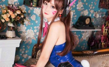 秋楚楚cos兔耳图片:灵动少女的甜美瞬间