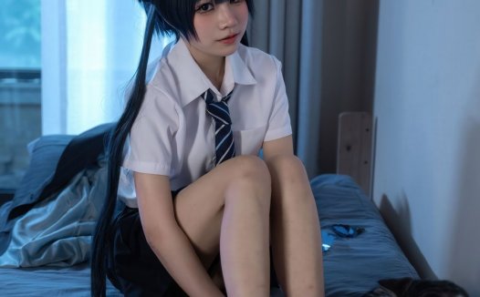清水凪扮演龙华妃咲JK制服图集欣赏