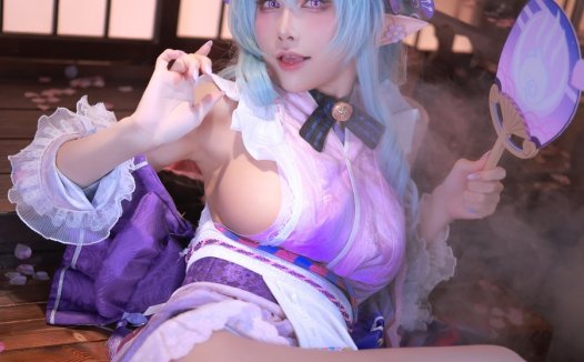 水淼aqua COS梦见月瑞希图片写真，梦幻少女心珍藏版