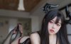 女主K cos 恶魔图片写真：暗黑系角色扮演精选